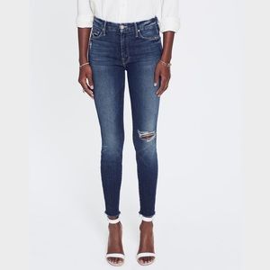 NWOT MOTHER Jeans | High Waisted Looker Ankle Fray